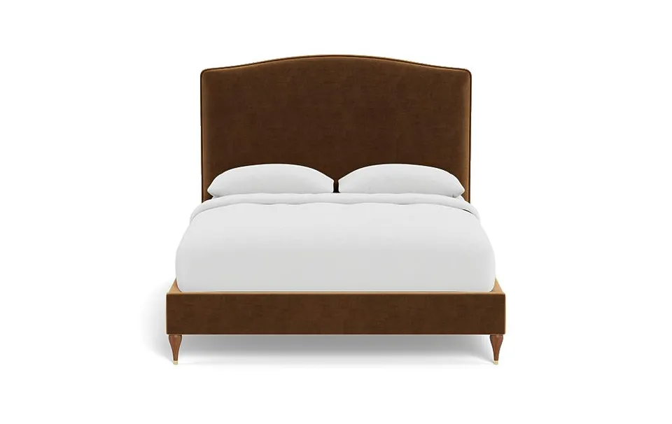 Celia Upholstered Bed with Contrast Piping