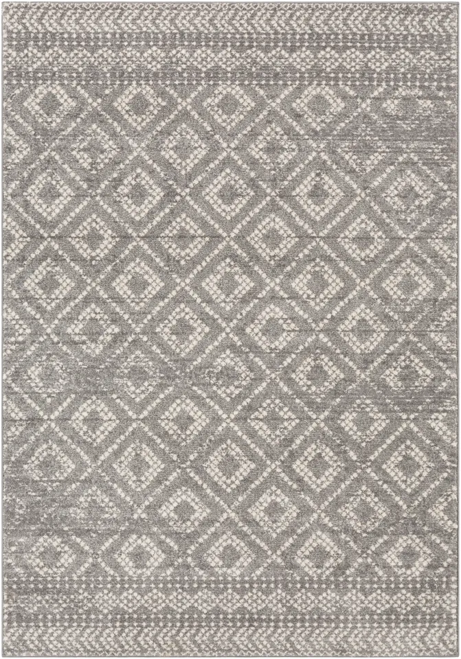 Sunderland Gray Indoor 5'3" x 7'3" Machine Woven Rug