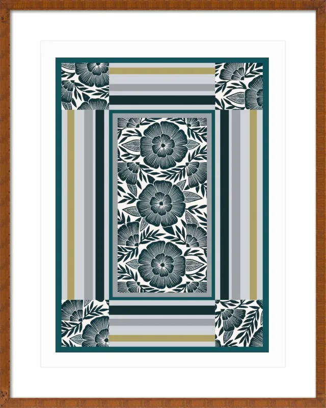 Botanical Frame 1 by Katharine Watson for Artfully Walls