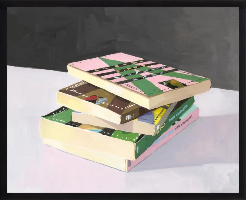 Vonnegut Stack by Elizabeth Mayville for Artfully Walls