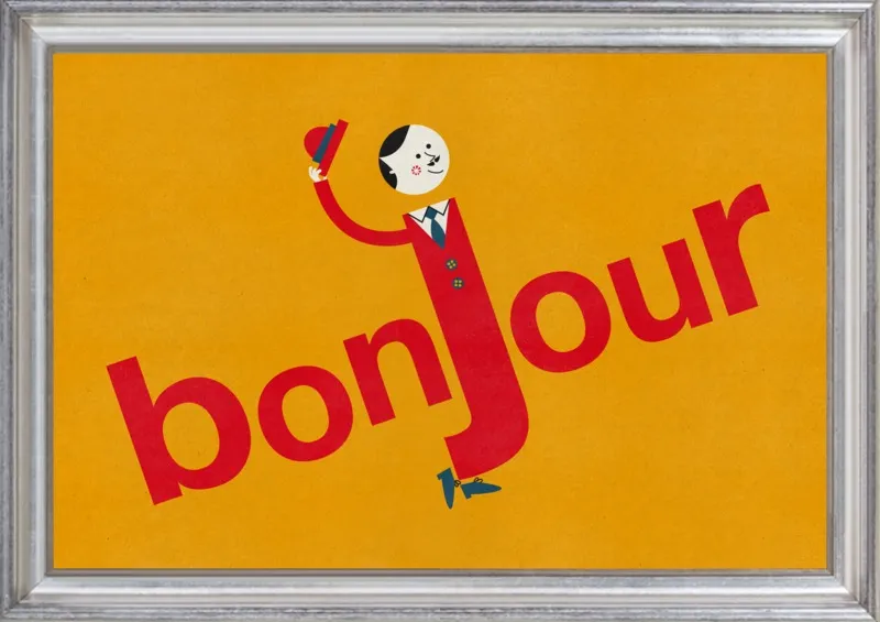 Bonjour by Blanca Gómez for Artfully Walls