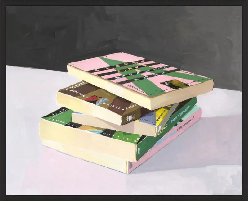 Vonnegut Stack by Elizabeth Mayville for Artfully Walls