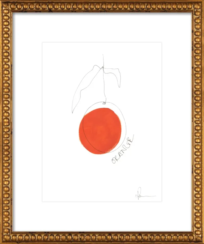 Orange by Polly Mann for Artfully Walls