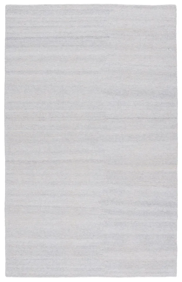 Limon Indoor/ Outdoor Solid Silver/ Gray Runner Rug (3'X10')