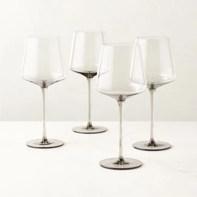 Muse Smoked Red Wine Glass Set of 4