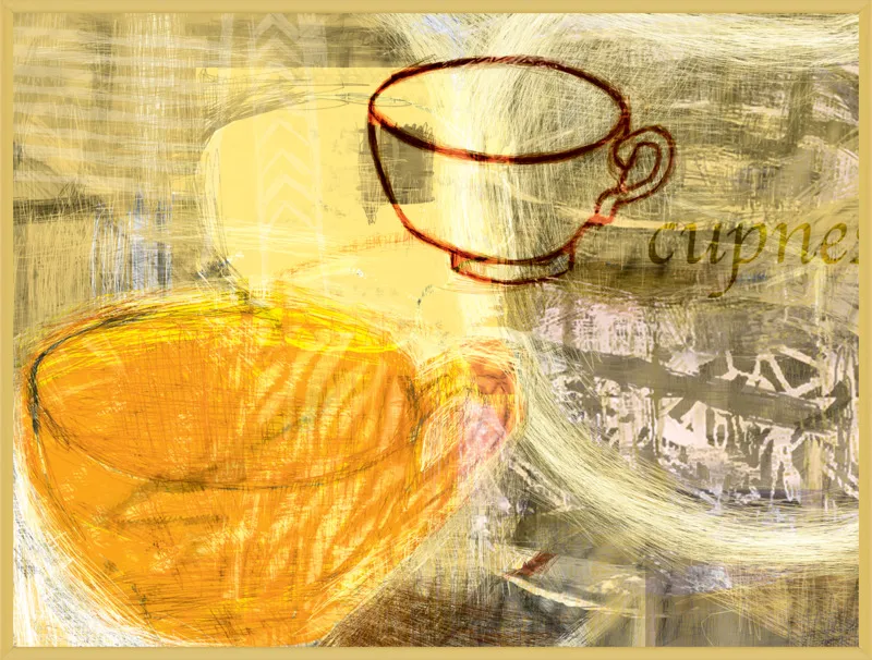 Still Life with Cups by Carmel Kushnir for Artfully Walls