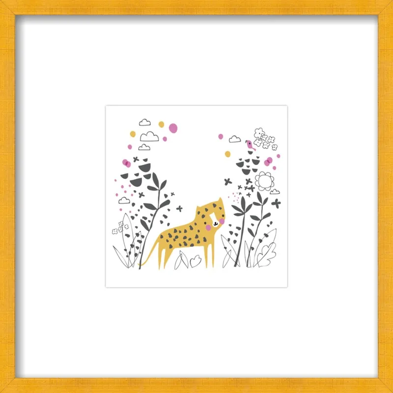 Little jungle leopard by Lizzie Mackay for Artfully Walls