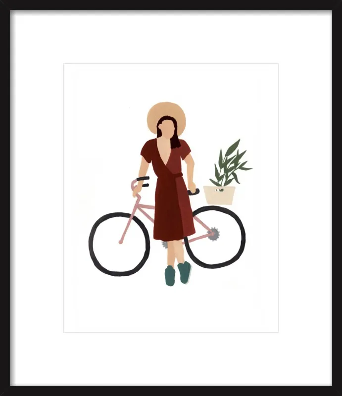 Biking Beauty by Taylor Ann for Artfully Walls