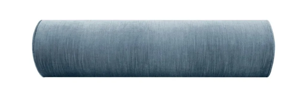 THE BOLSTER :: STRIE VELVET // CHAMBRAY - QUEEN // 9" X 36"