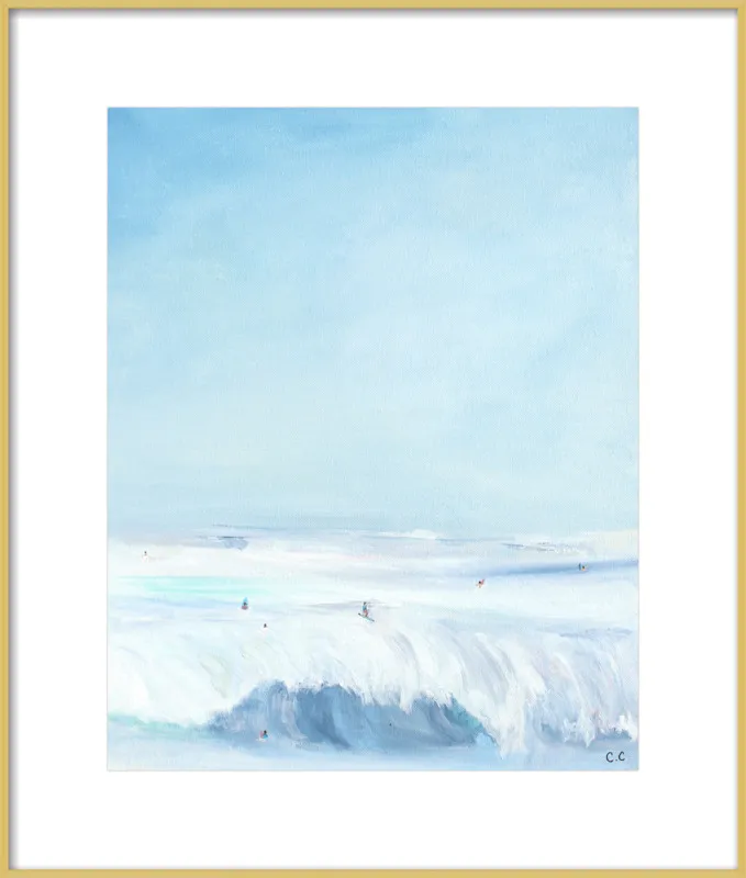 Wave Riders  by Caroline Chriss  for Artfully Walls