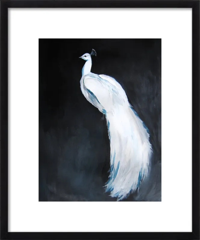 White Peacock II by Christine Lindstrom for Artfully Walls