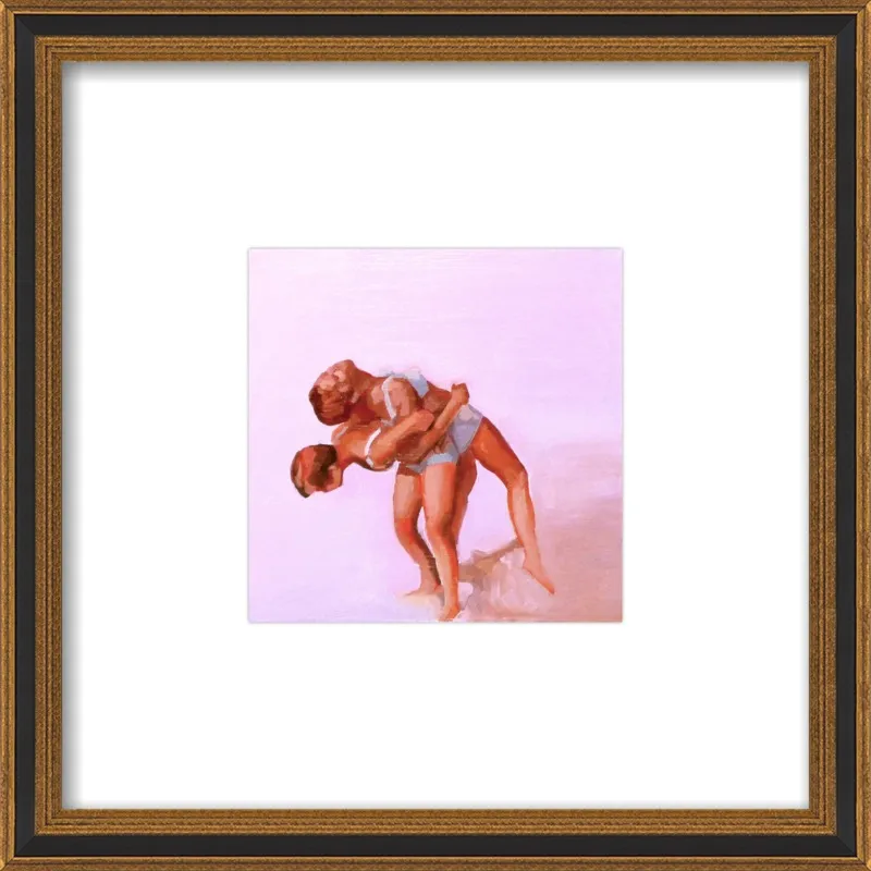 wrestling by Mary Sinner for Artfully Walls