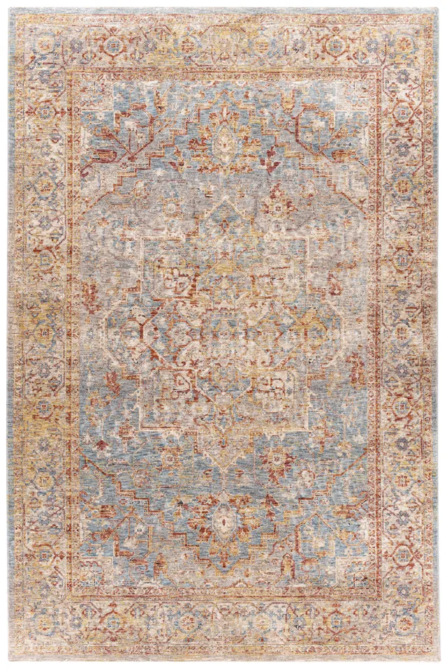 Mirabel Beige Indoor 2'7" x 3'11" Machine Woven Rug