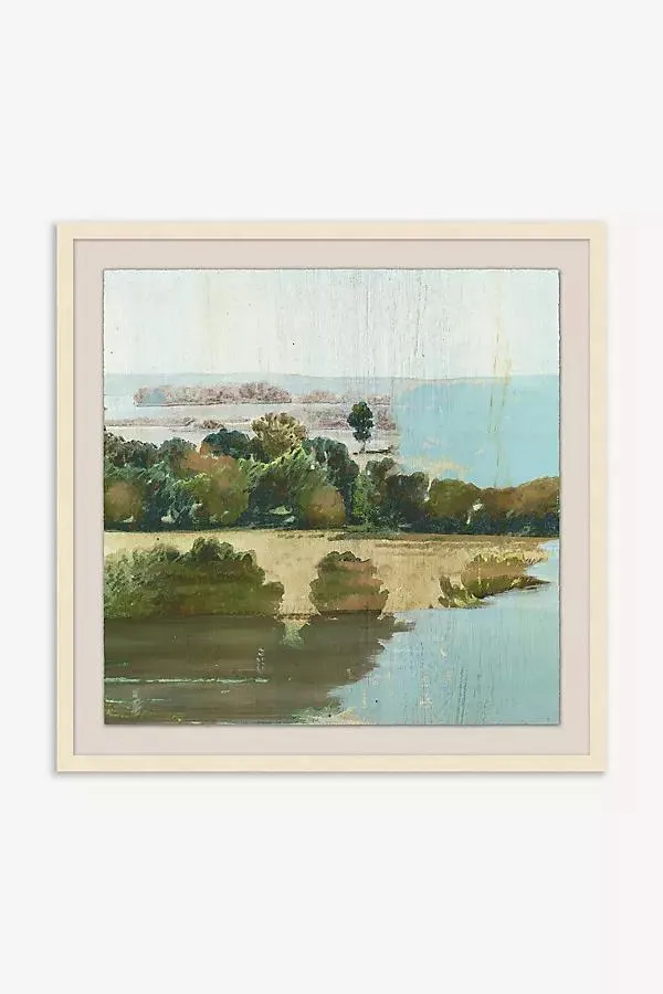 Serene in Cyan Wall Art