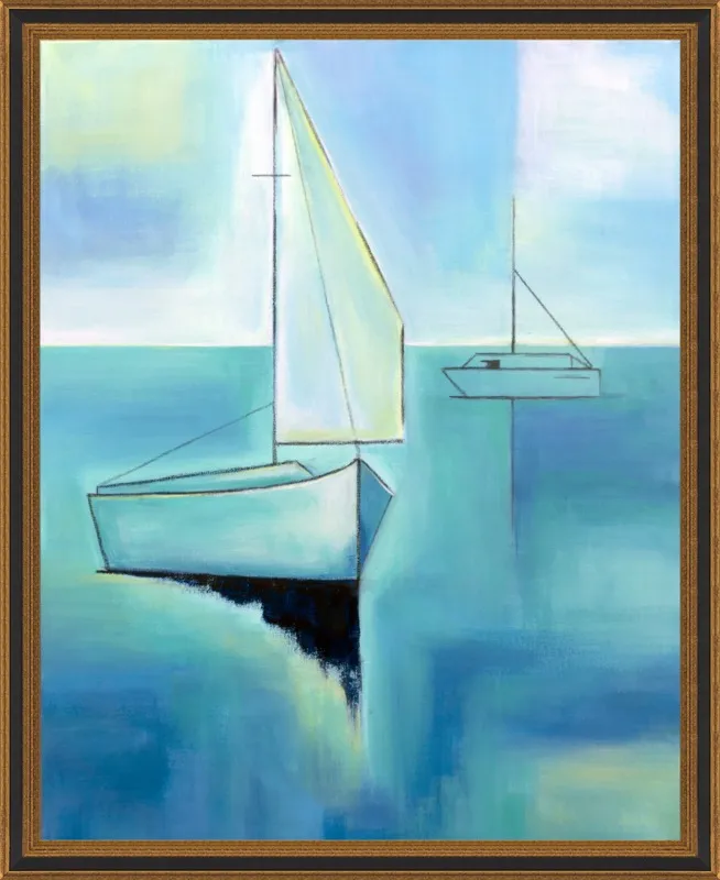 Harbor Greens by Cory McBee for Artfully Walls