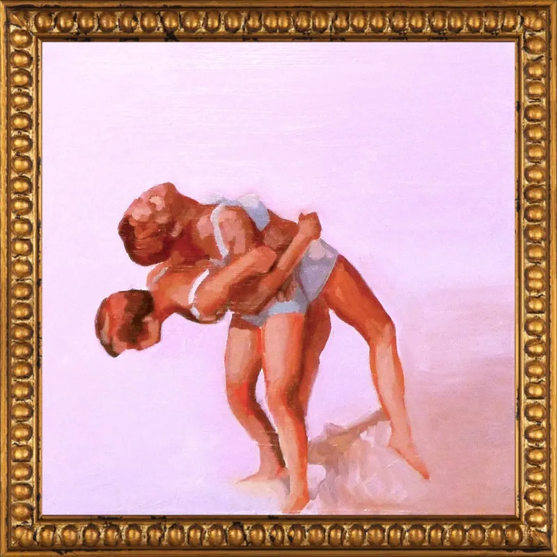 wrestling by Mary Sinner for Artfully Walls