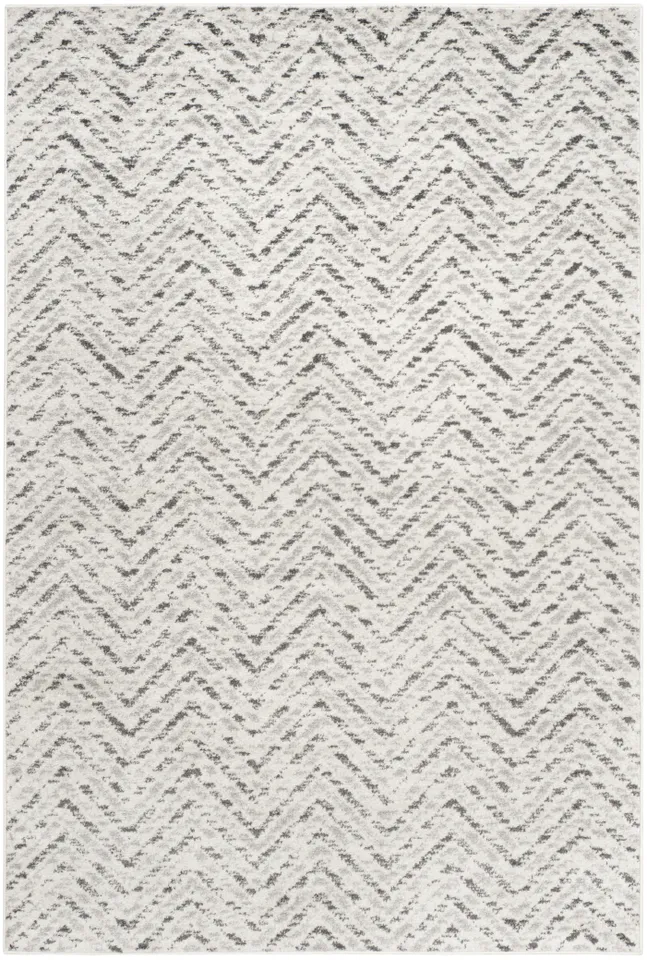 Arlo Home Woven Area Rug, ADR104N, Ivory/Charcoal,  5' 1" X 7' 6"