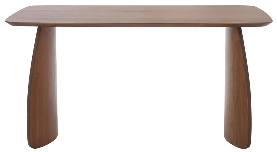 Kayleen Rectangle Wood Dining Table - Walnut