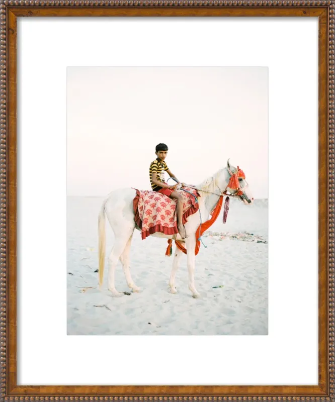 Boy on Horse by Andrew Jacona for Artfully Walls