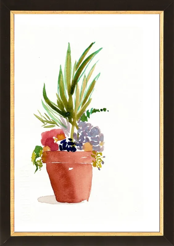 Succulent Garden by Christine Lindstrom for Artfully Walls