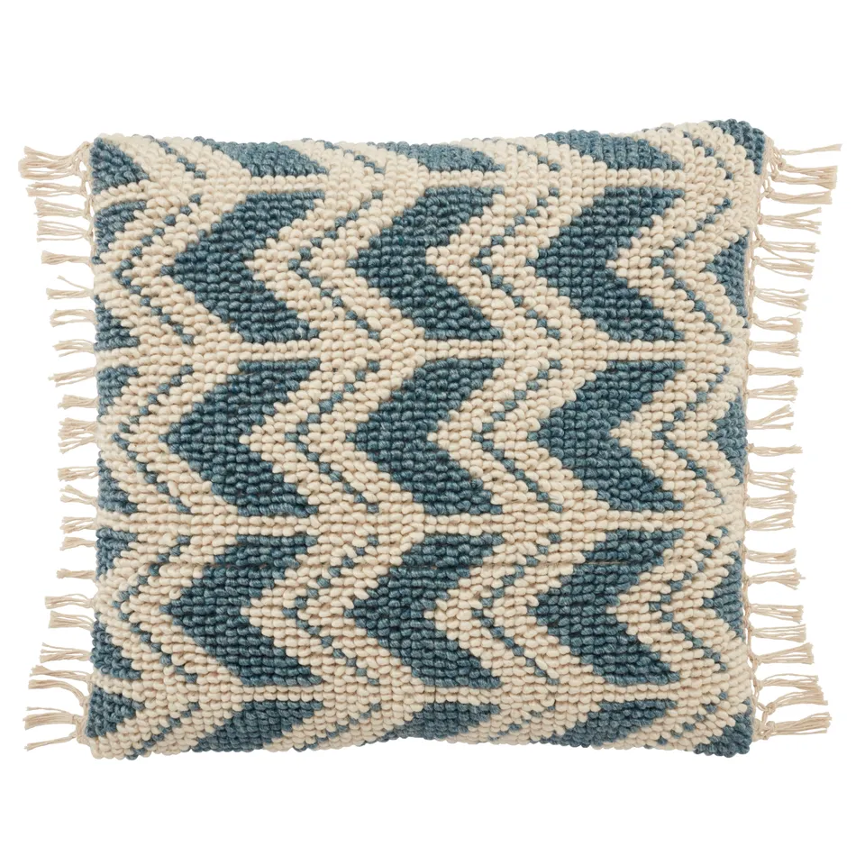 Design (US) Blue Ivory 22"X22" Pillow