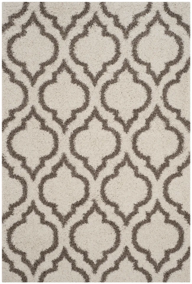 Arlo Home Woven Area Rug, SGH284D, Ivory/Beige,  6' X 9'