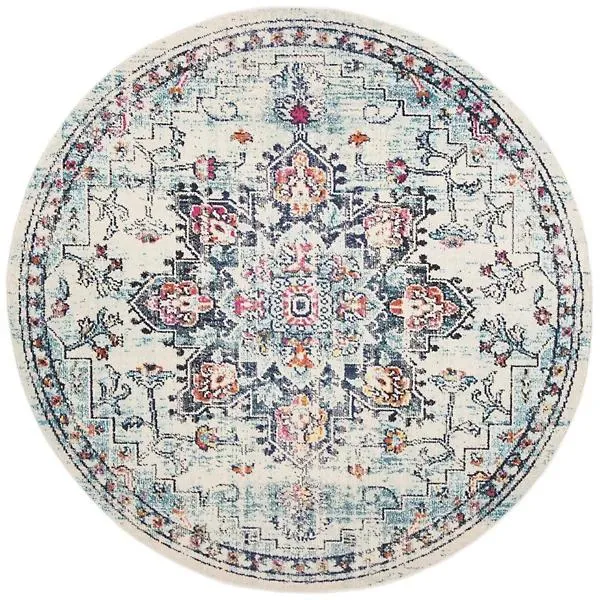 Madison Bay Distressed Medallion Bold Area Rug
