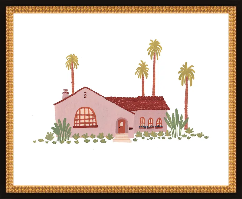Pink Bungalow by Taylor Ann for Artfully Walls