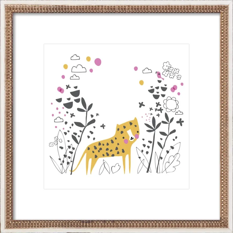 Little jungle leopard by Lizzie Mackay for Artfully Walls