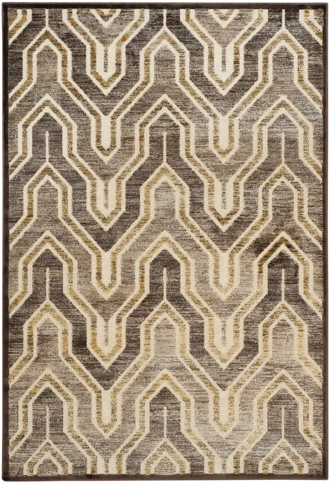 Arlo Home Woven Area Rug, PAR352-1340, Cream/Brown,  5' 3" X 7' 6"