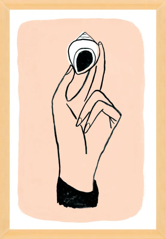 My Hand is My Face by Michael Doyle - Apartment On Belmont for Artfully Walls