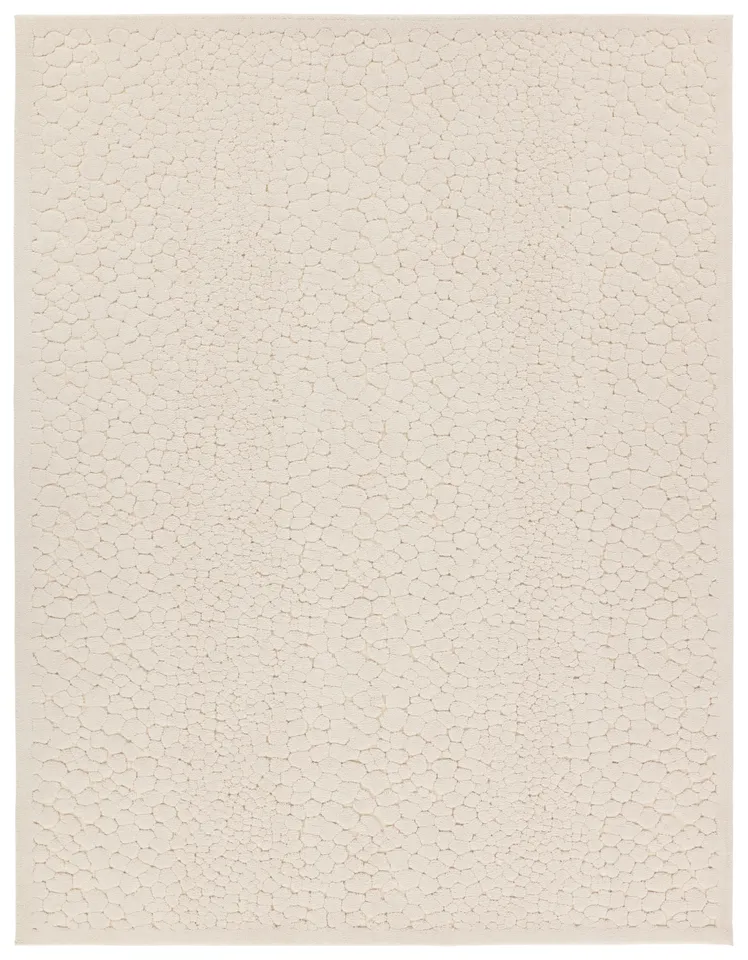 Verin Abstract Cream Area Rug (3'11"X5'11")