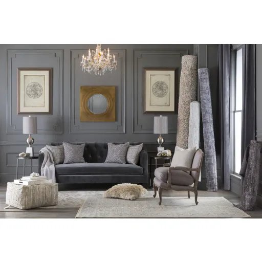 Pure Gray Indoor 4' x 6' Handmade Rug