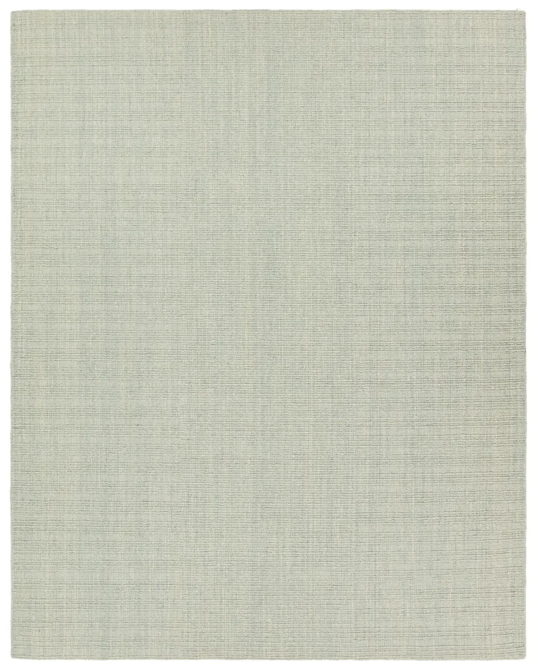 Vidalia AMI07 Handmade Solid Blue Area Rug (9'6"x13'6")