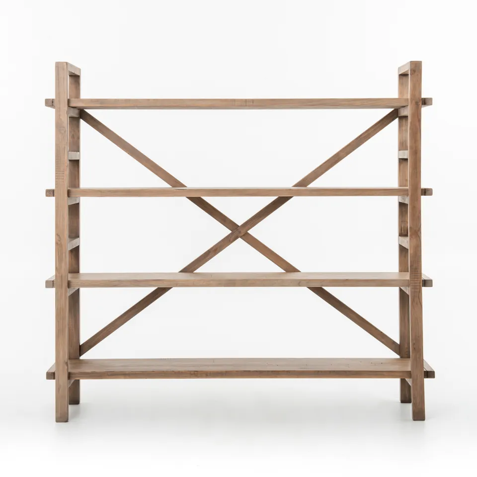 Toscana Large Bookshelf - Sundried Wheat