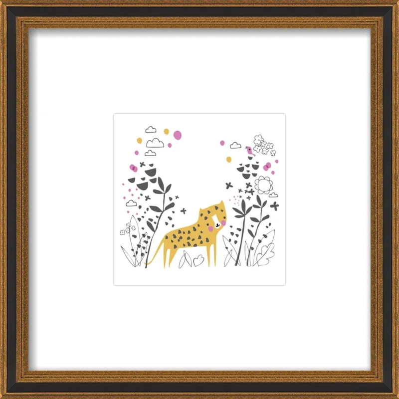 Little jungle leopard by Lizzie Mackay for Artfully Walls