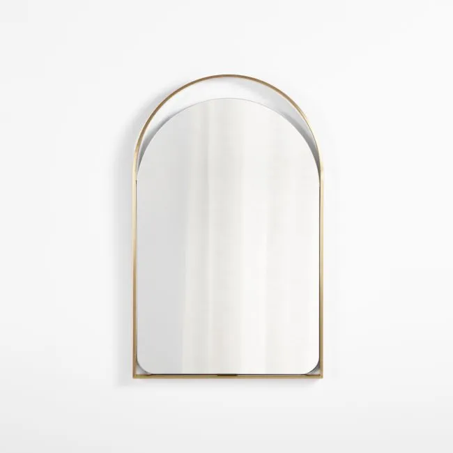 Aosta Brass Vanity Mirror 25"x40"