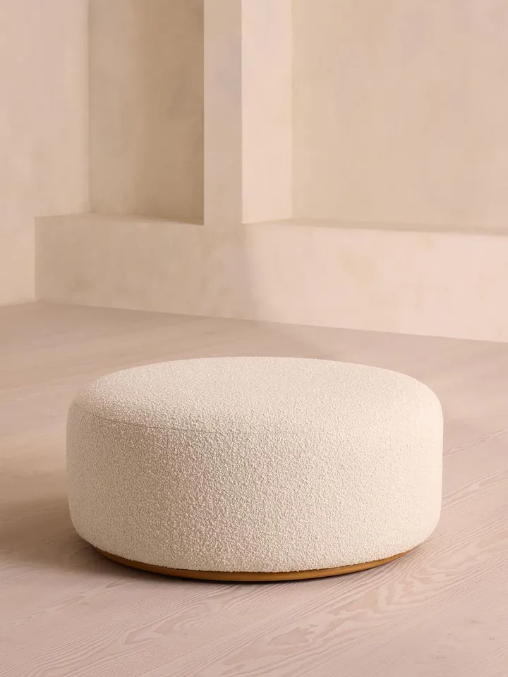 Aline Ottoman, Natural Boucle, US