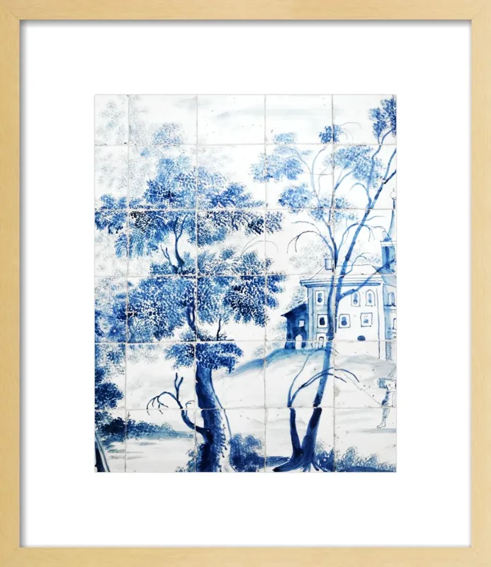Lisbon Blue Tiles Two by Lupen Grainne for Artfully Walls