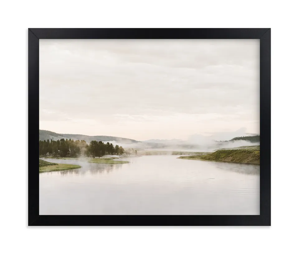 Misty Lake Limited Edition Fine Art Print