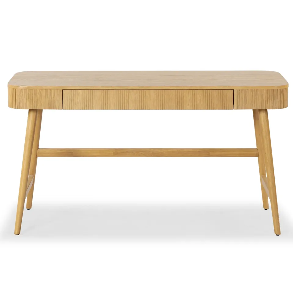 Barnett 1 Drawer Wood Desk - Natural