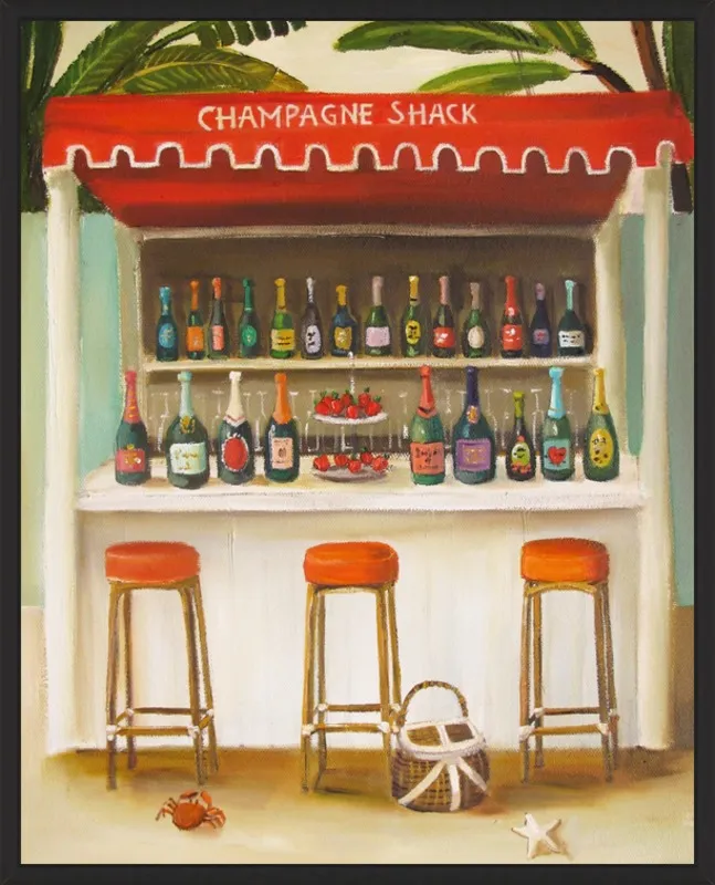 Champagne Shack by Janet Hill for Artfully Walls