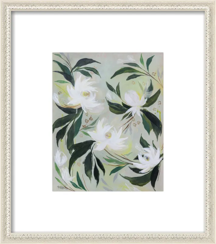 White Gardenia by Rachel Roe for Artfully Walls