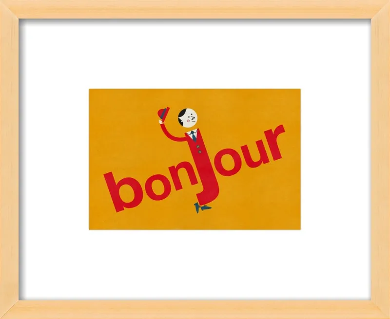 Bonjour by Blanca Gómez for Artfully Walls