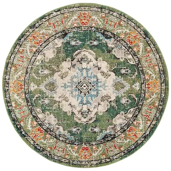 Montego Distressed Medallion Area Rug
