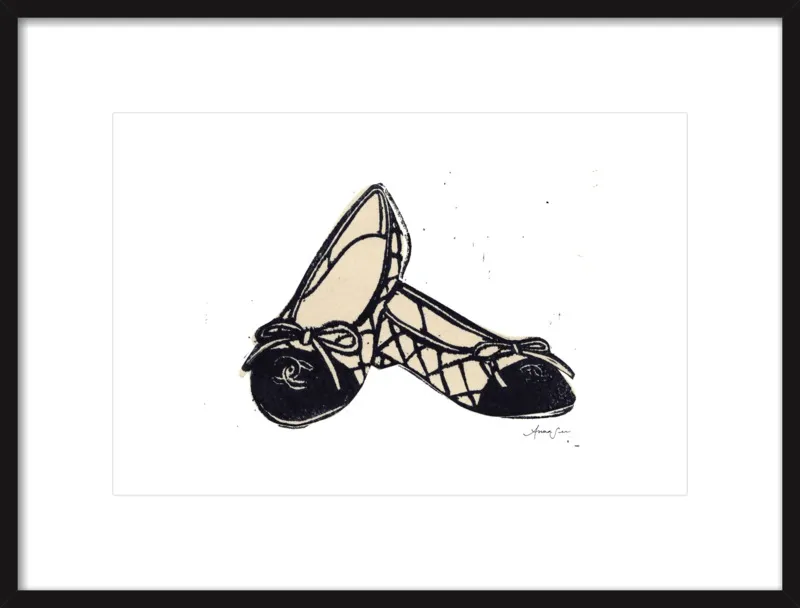 Chanel Ballet Flats by Anna See for Artfully Walls