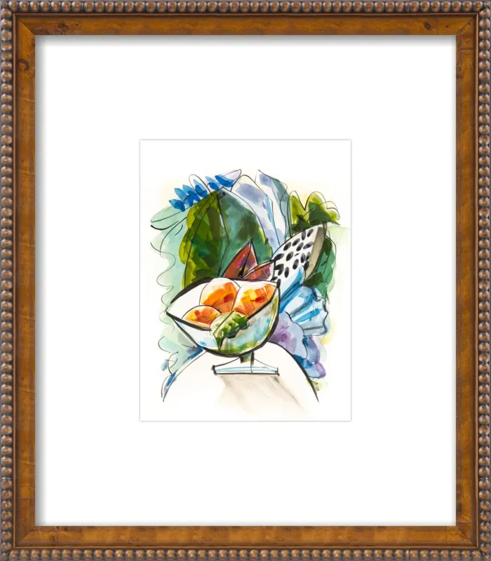 Still life with oranges by Becky Aubry for Artfully Walls