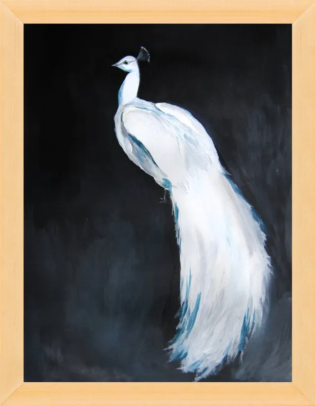 White Peacock II by Christine Lindstrom for Artfully Walls