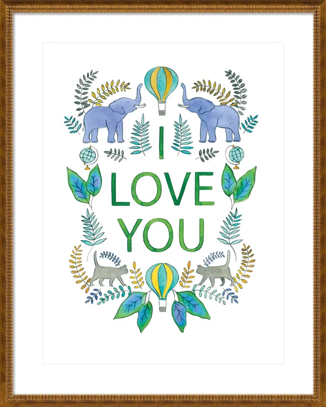 I Love You by Rachel Rogers for Artfully Walls