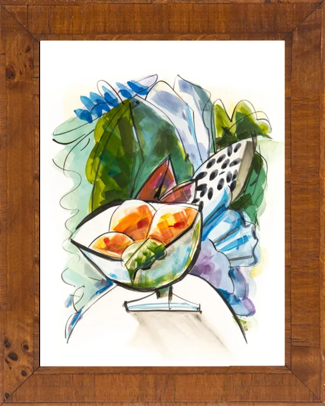 Still life with oranges by Becky Aubry for Artfully Walls